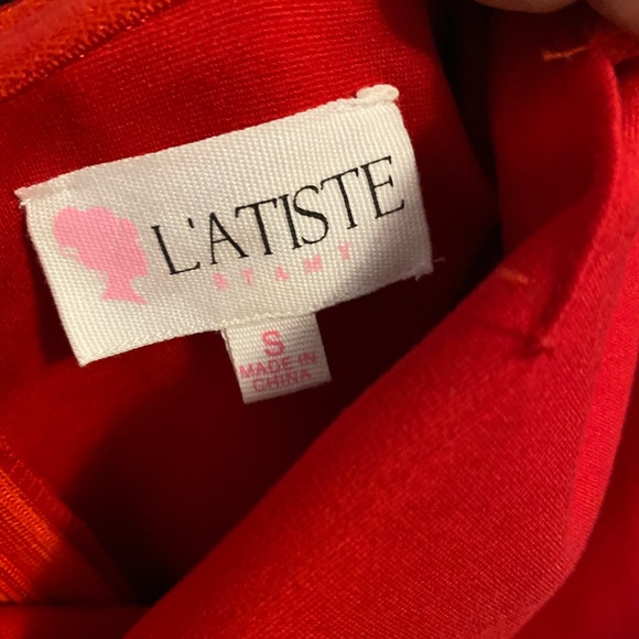 L’Atiste red midi dress - Picture 5 of 5